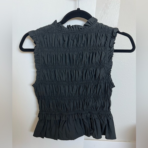 Rails Black Ruffled Blouse - Picture 3 of 3